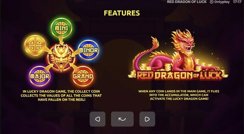 Red Dragon of Luck - Jackpot Mini, Minor, Major e Grand